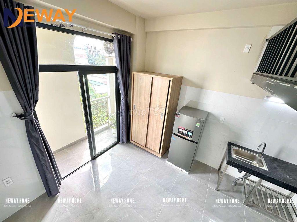 DUPLEX TIỆN QUA VLU - NTTU - VHU - IUH CÓ BAN CÔNG RỘNG FULL NỘI THẤT
