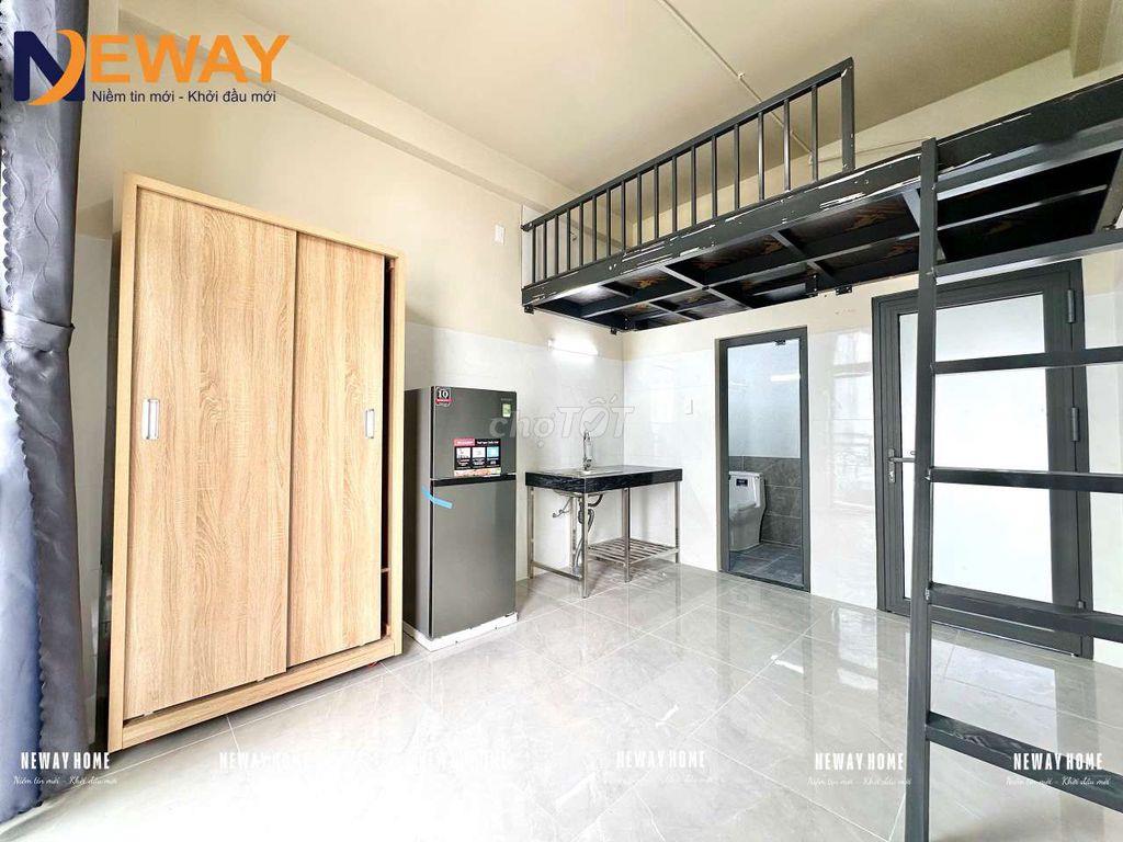 DUPLEX TIỆN QUA VLU - NTTU - VHU - IUH CÓ BAN CÔNG RỘNG FULL NỘI THẤT
