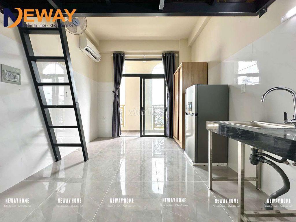 DUPLEX TIỆN QUA VLU - NTTU - VHU - IUH CÓ BAN CÔNG RỘNG FULL NỘI THẤT