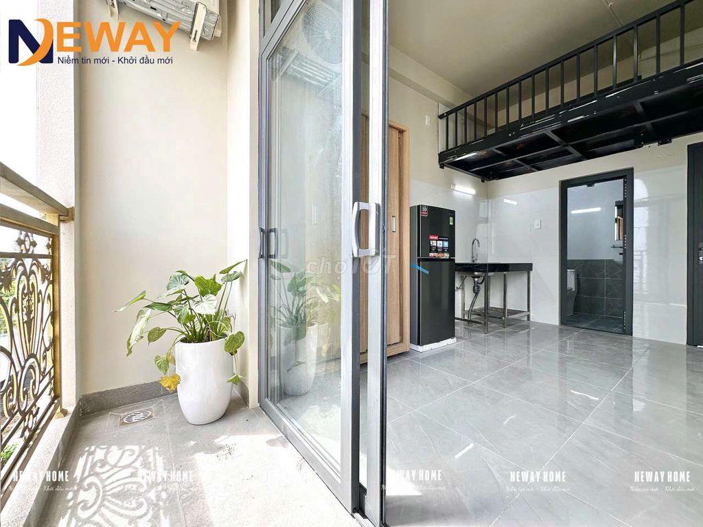 DUPLEX TIỆN QUA VLU - NTTU - VHU - IUH CÓ BAN CÔNG RỘNG FULL NỘI THẤT
