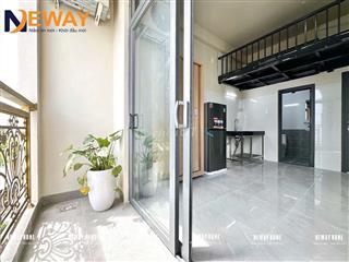 DUPLEX TIỆN QUA VLU - NTTU - VHU - IUH CÓ BAN CÔNG RỘNG FULL NỘI THẤT