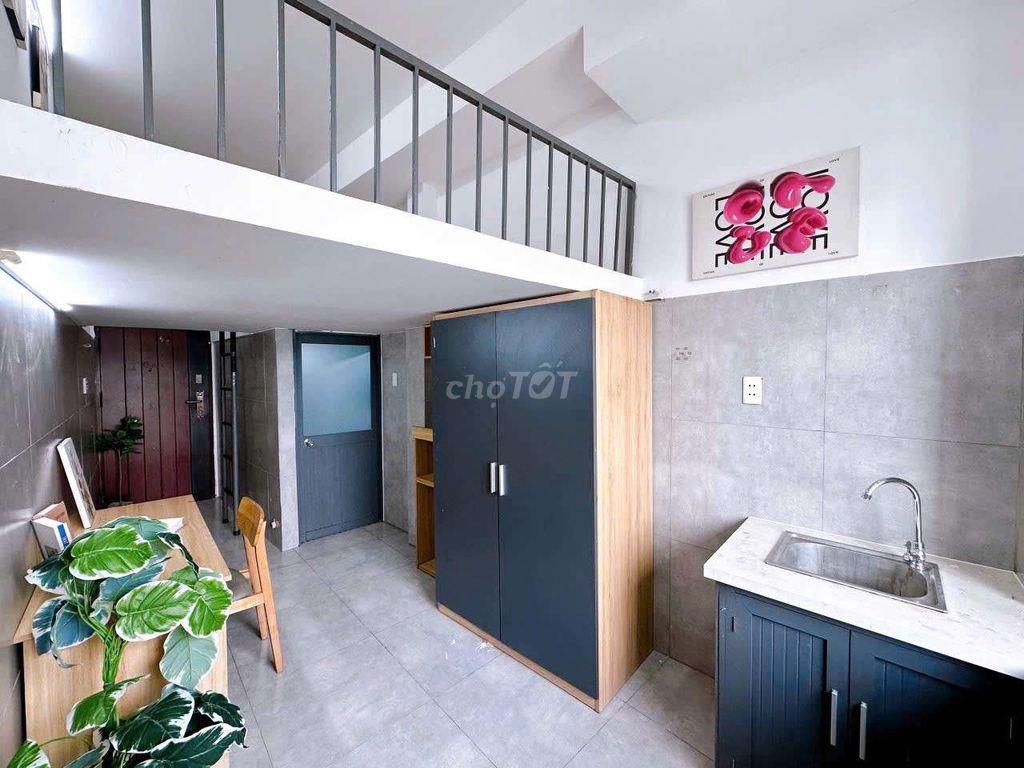 DUPLEX GẦN CHỢ XÓM MỚI - CHỢ THẠCH ĐÀ CÓ CỬA SỔ TRỜI FULL NỘI THẤT