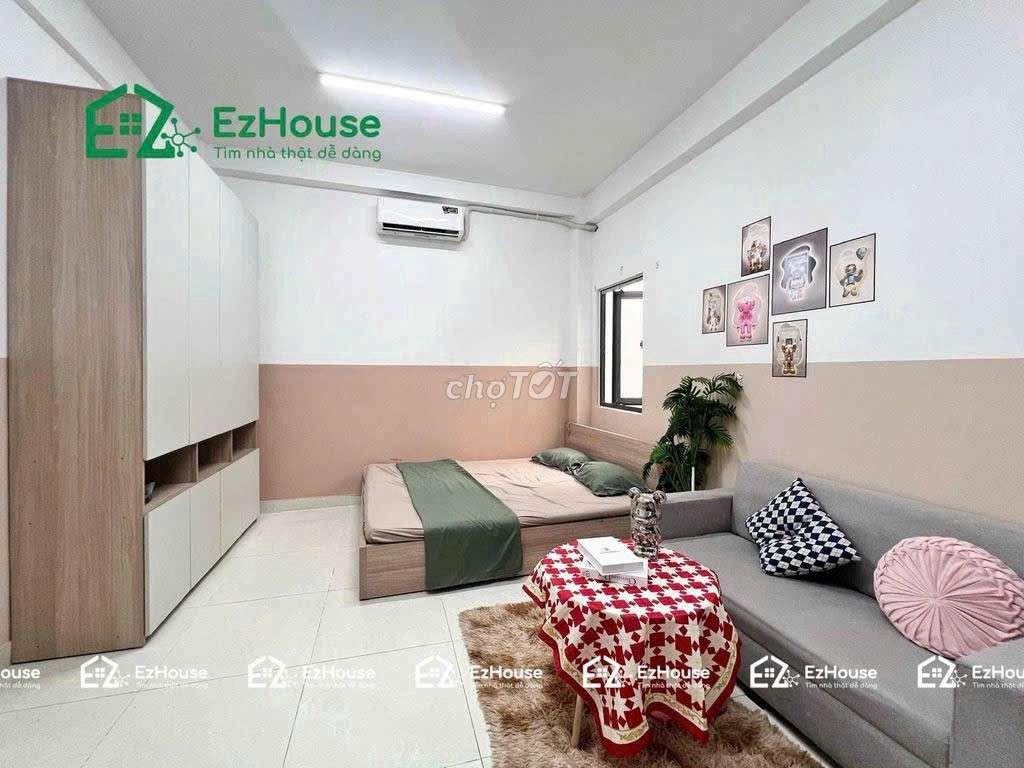 STUDIO ĐỐI DIỆN LOTTE MART GÒ VẤP CỬA SỔ GIẾNG TRỜI NHÀ XE RỘNG RÃI