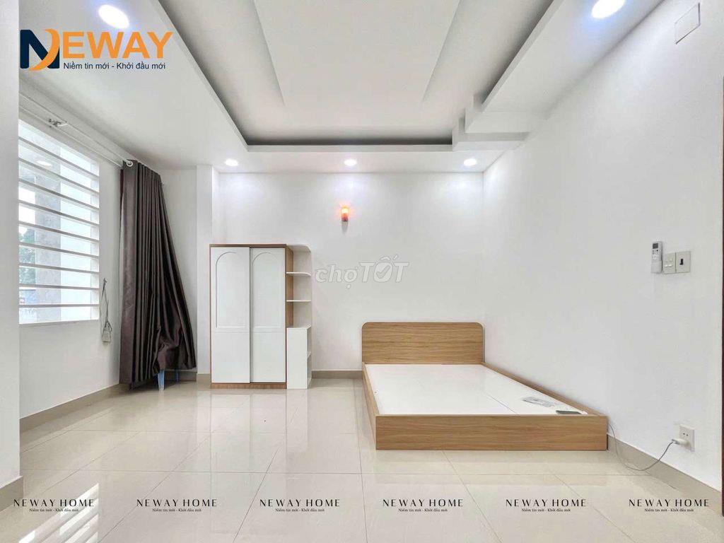 STUDIO BAN CÔNG SẴN FULL NỘI THẤT MỚI 100% CÓ MÁY GIẶT RIÊNG