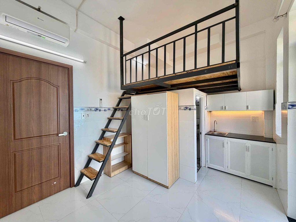 Cho thuê phòng có gác ban công thuận tiện đi sân bay