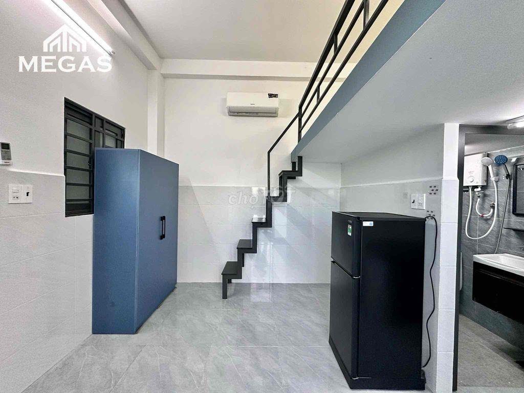 PHÒNG GÁC CAO ĐỨNG FULL NỘI THẤT BAN CÔNG GẦN ĐH VĂN LANG VÀ IUH