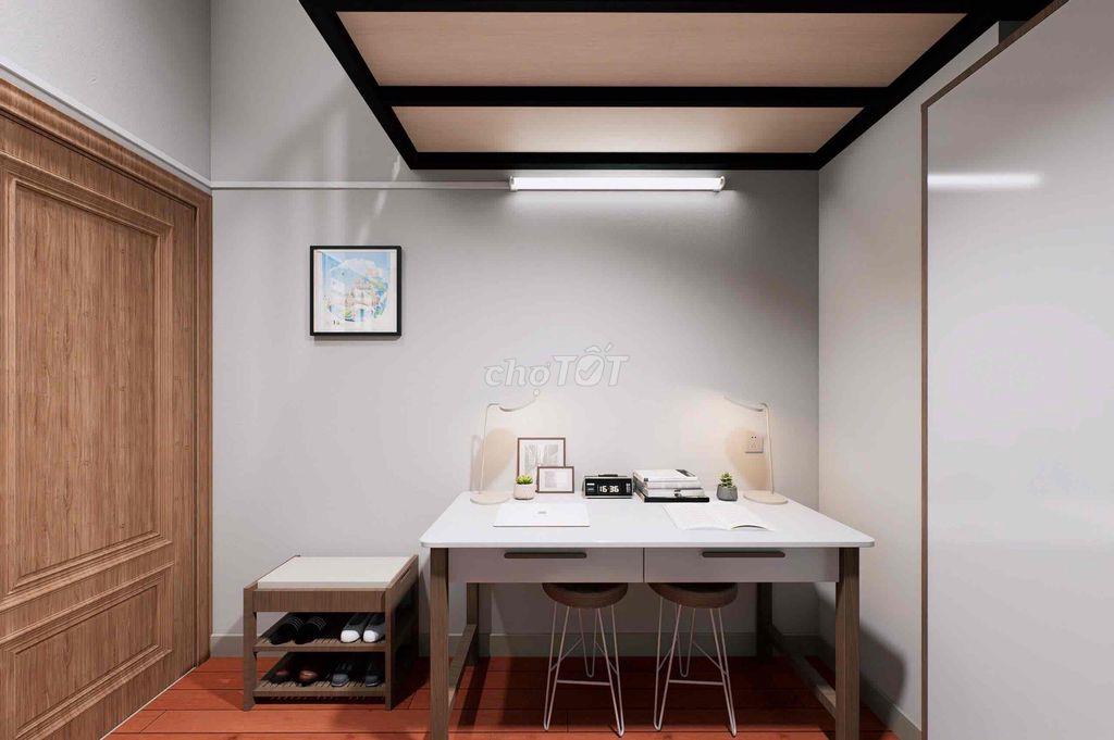 ktx 2ng duplex  sang xịn đi bộ qua ĐH Văn Hiến