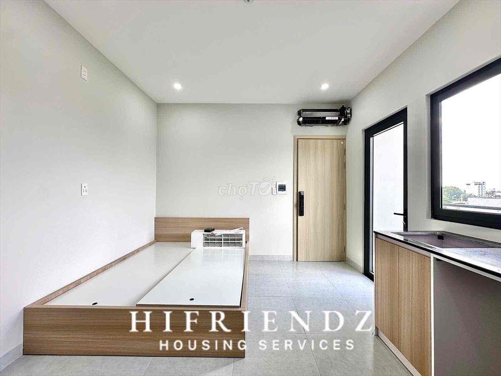 Studio ban công 1PN siêu thoáng, máy giặt riêng, full nội thất gần