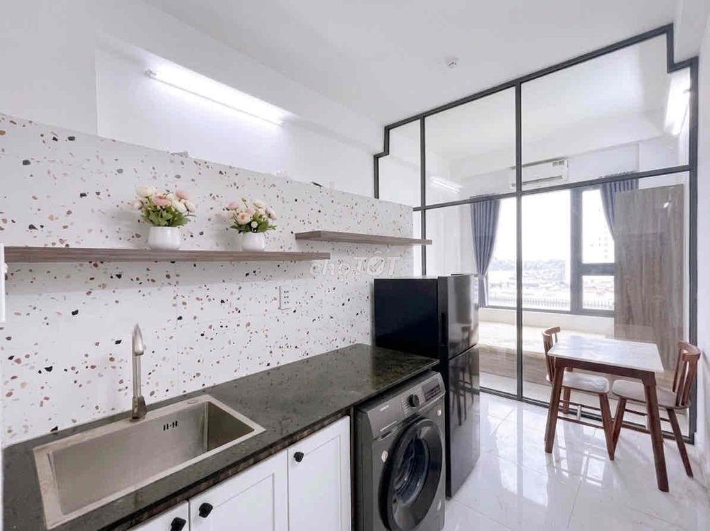 Cho thuê CHDV 1PN, tách bếp, cửa sổ trời, máy giặt riêng