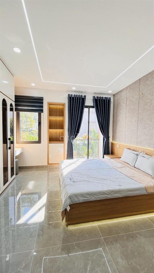 Nhà hẻm nhựa 7m oto né nhau, không lộ giới. DT 52m2 Trung Mỹ Tây, Q12