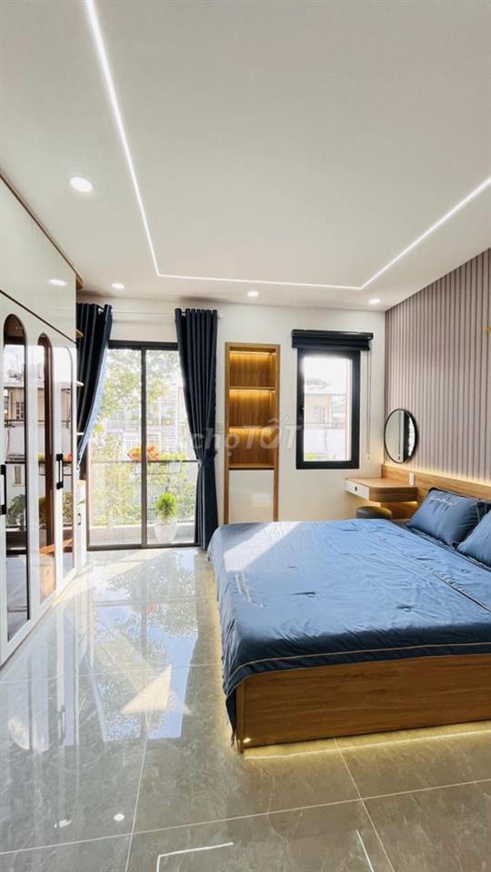 Nhà hẻm nhựa 7m oto né nhau, không lộ giới. DT 52m2 Trung Mỹ Tây, Q12