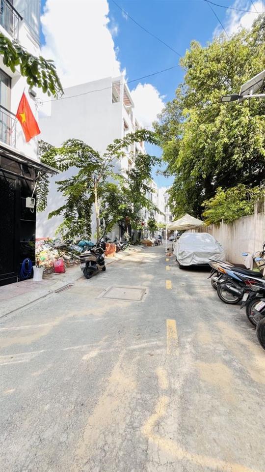 Nhà hẻm nhựa 7m oto né nhau, không lộ giới. DT 52m2 Trung Mỹ Tây, Q12