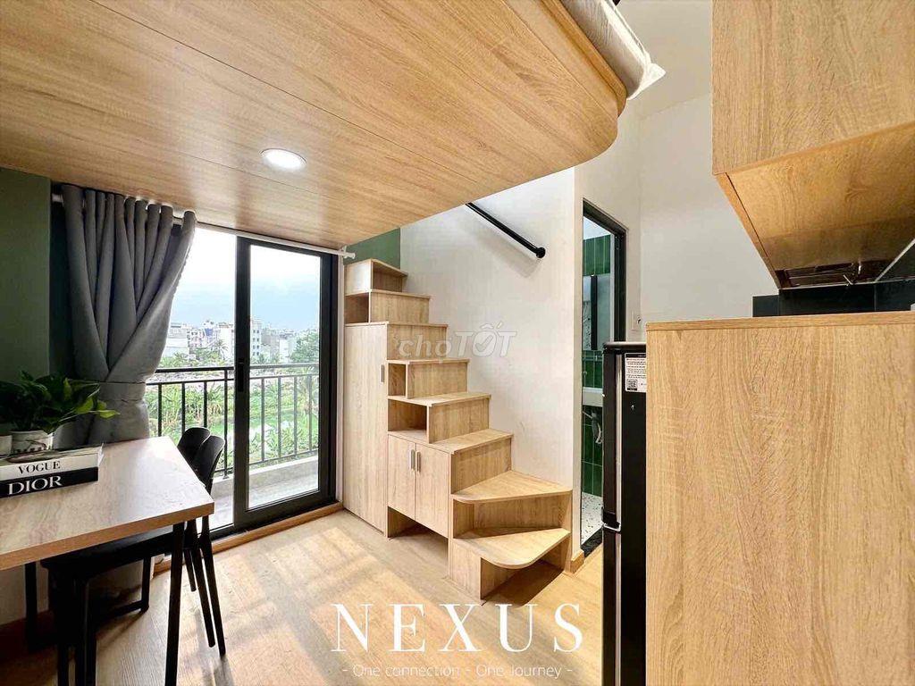 Duplex ban công full đầy đủ nội thất máy giặt riêng