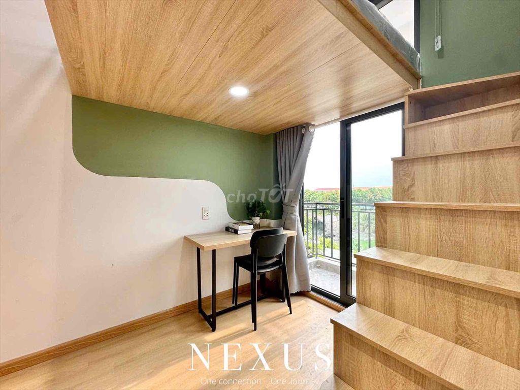 Duplex ban công full đầy đủ nội thất máy giặt riêng