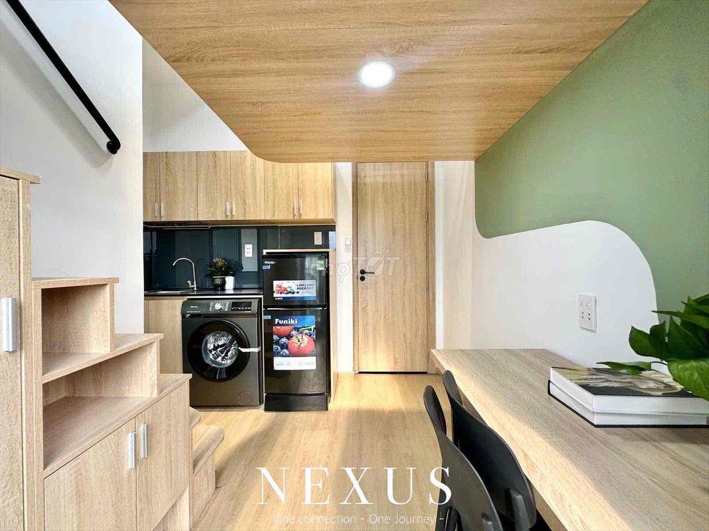 Duplex ban công full đầy đủ nội thất máy giặt riêng