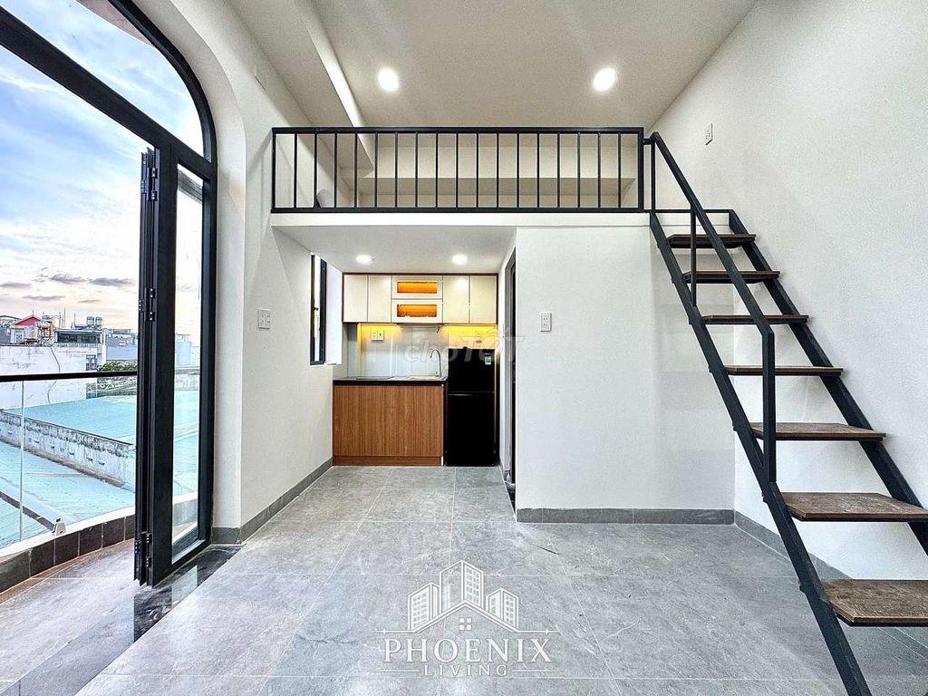 DUPLEX MỚI KHAI TRƯƠNG - FULL NỘI THẤT - GÁC CAO 2M - BAN CÔNG RIÊNH