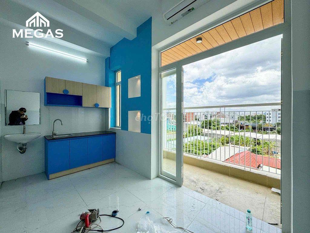 Ban Công Studio Rộng Rãi Thoáng Mát- Thang Máy - Mới Xây