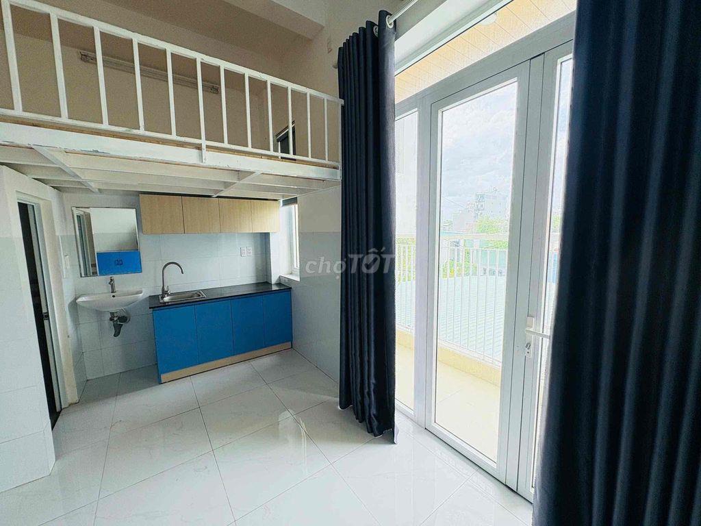 HỖ TRỢ 1TR - Duplex ban công full nội thất -35m2