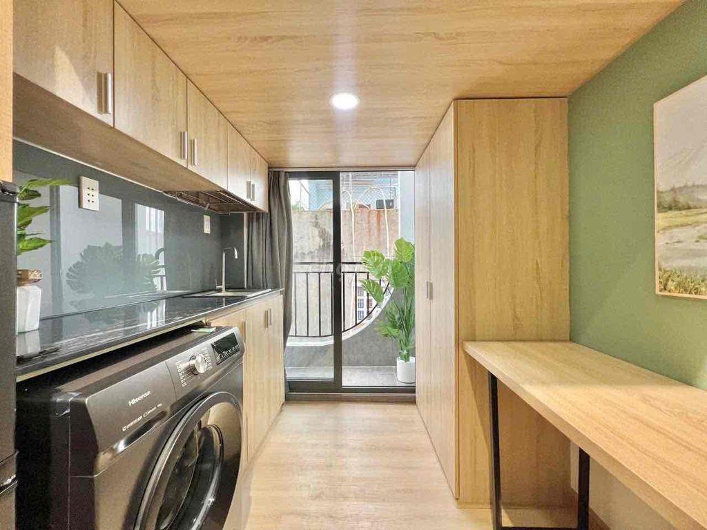 Tách Bếp 1 Phòng Ngủ - Full Nội Thất - Dương Quảng Hàm