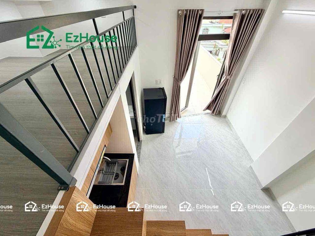 ⚡️CHỈ TÍNH TIỀN ĐIỆN⚡️Gác ban công-Mới xây-Full nội thất-Có thang máy