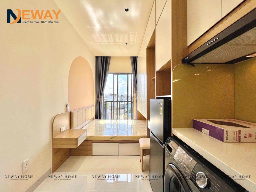 PHÒNG STUDIO FULL NỘI THẤT – MÁY GIẶT RIÊNG – CỬA SỔ LỚN THOÁNG MÁ
