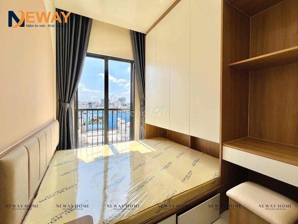 PHÒNG STUDIO FULL NỘI THẤT – MÁY GIẶT RIÊNG – CỬA SỔ LỚN THOÁNG MÁ