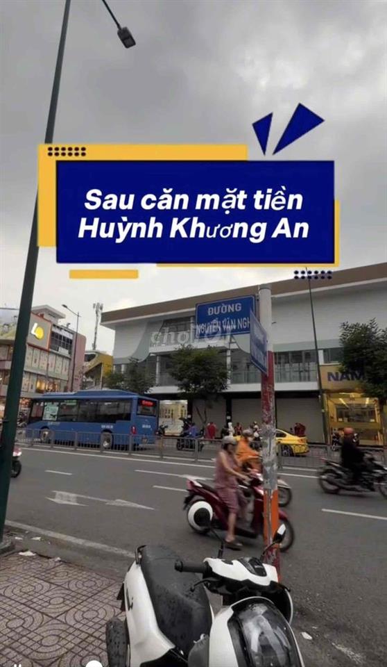 căn góc cỏ hẻm sau - Huỳnh Khương An - Gò vấp