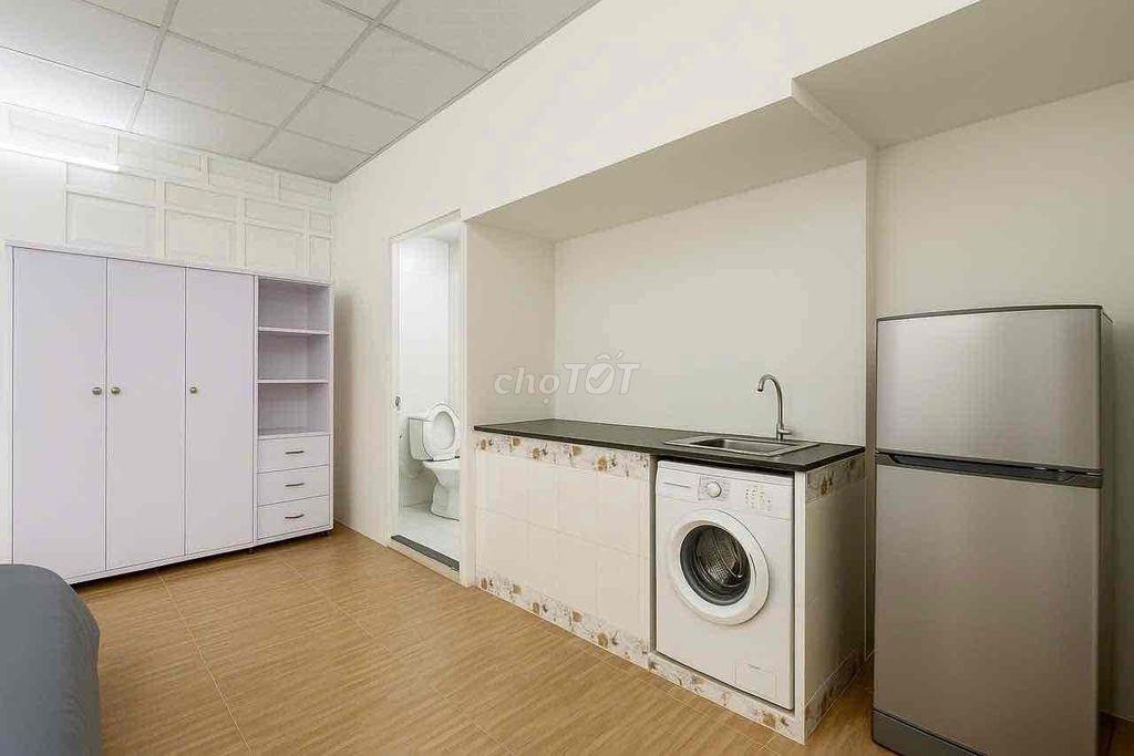 cho thuê căn hộ ban công sân vườn full nội thất giá rẻ ngã tư thủ đức