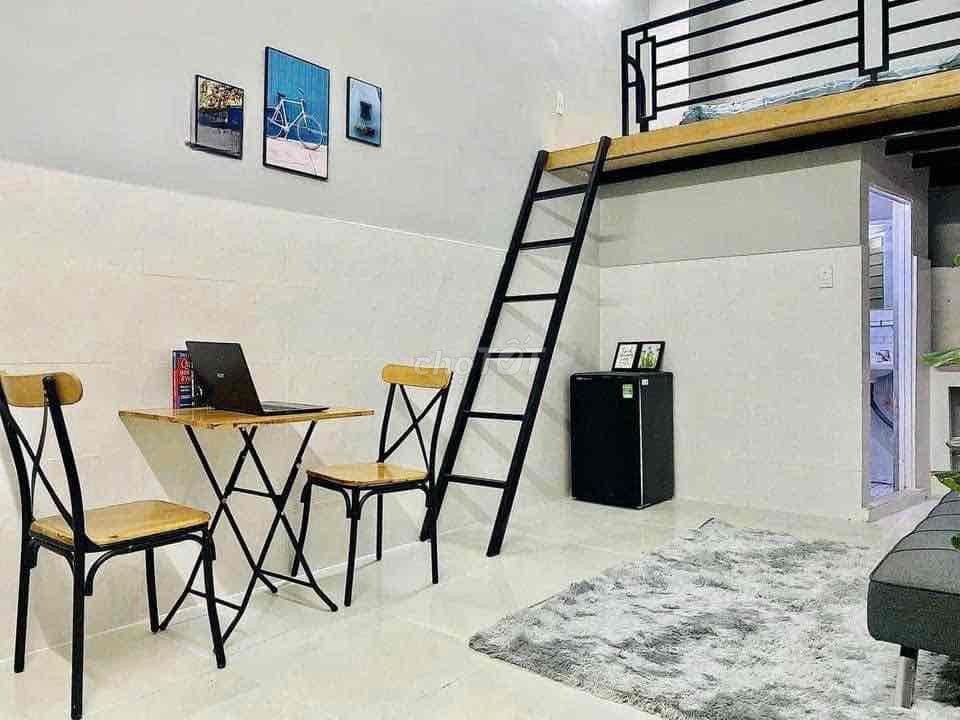 Cho thuê Phòng Trọ Mới Gác Cao Full Nội Thất