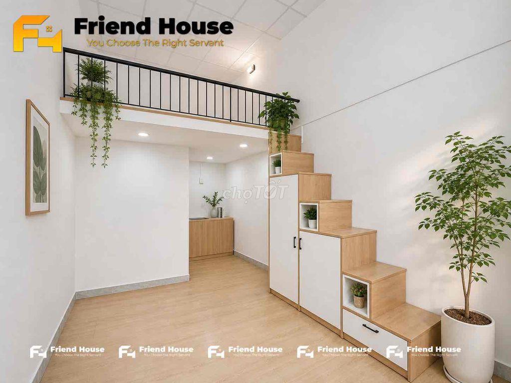 CHO THUÊ PHÒNG MỚI XÂY - GÁC CAO 2M
