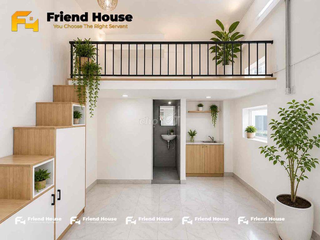 CHO THUÊ PHÒNG MỚI XÂY - GÁC CAO 2M