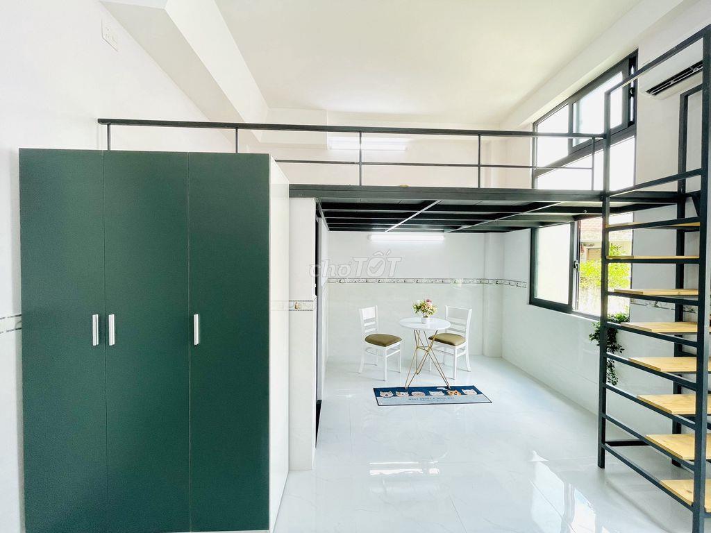 PHÒNG GÁC LỬNG MỚI - FULL CỬA SỔ TRỜI - GẦN ĐH CÔNG NGHIỆP