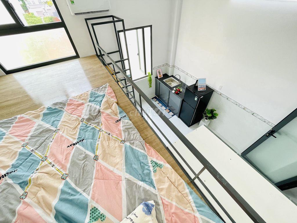 PHÒNG GÁC LỬNG MỚI - FULL CỬA SỔ TRỜI - GẦN ĐH CÔNG NGHIỆP