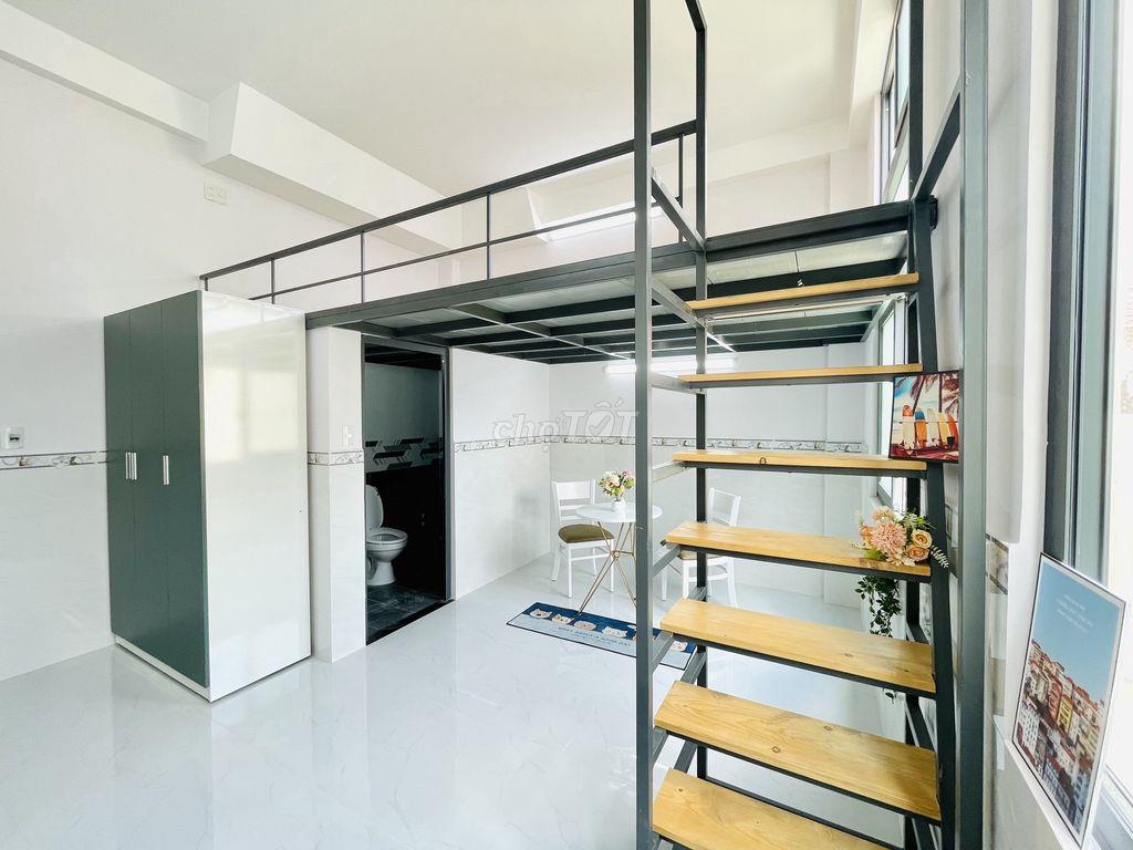 PHÒNG GÁC LỬNG MỚI - FULL CỬA SỔ TRỜI - GẦN ĐH CÔNG NGHIỆP