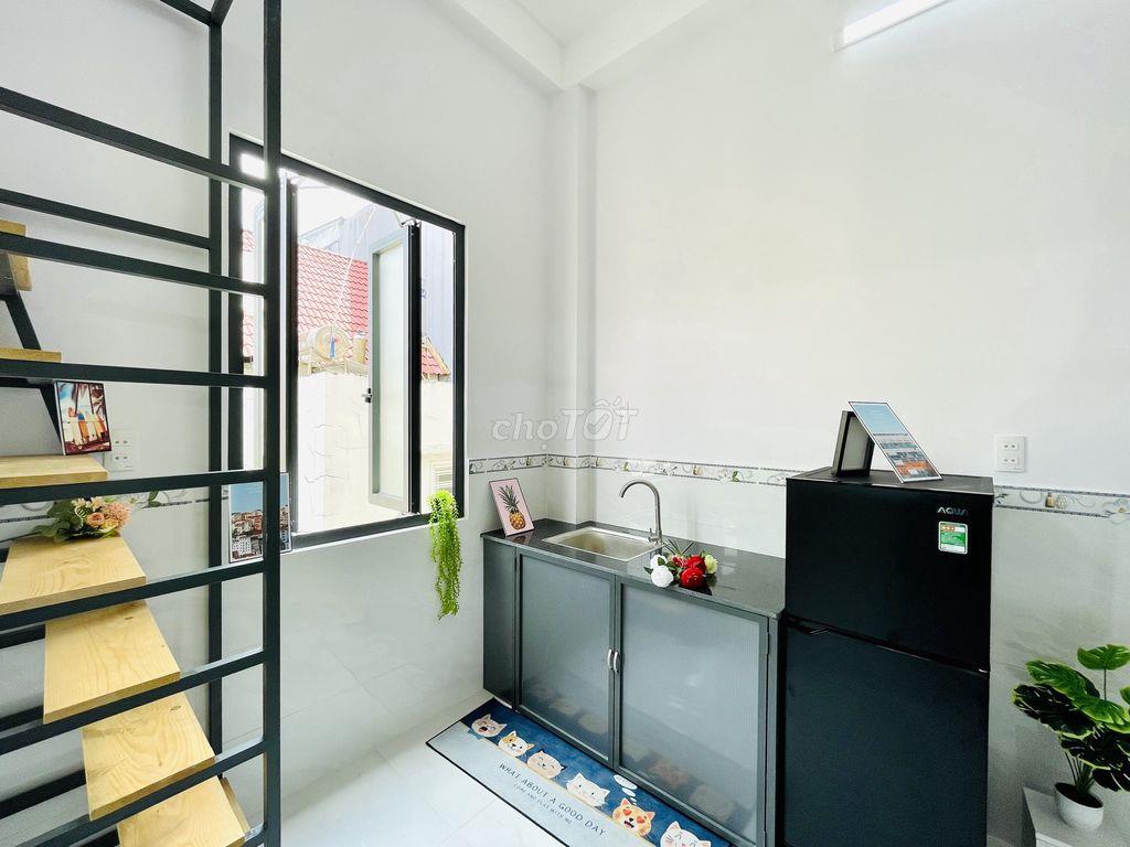 PHÒNG GÁC LỬNG MỚI - FULL CỬA SỔ TRỜI - GẦN ĐH CÔNG NGHIỆP