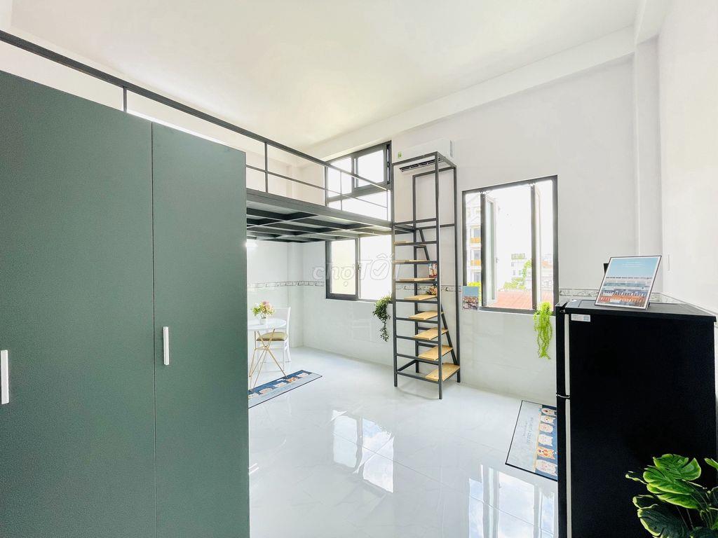 PHÒNG GÁC LỬNG MỚI - FULL CỬA SỔ TRỜI - GẦN ĐH CÔNG NGHIỆP