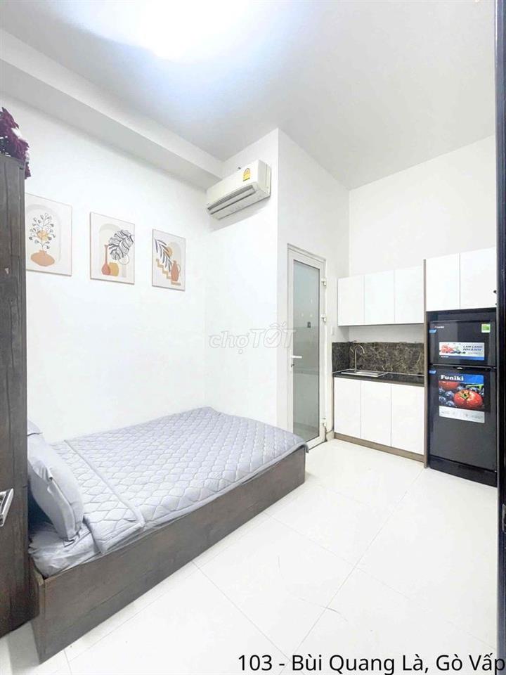 Trống Studio full nội thất giá siu mềm 3tr5 ở Bùi Quang Là, Gò vấp