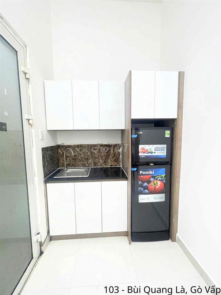 Trống Studio full nội thất giá siu mềm 3tr5 ở Bùi Quang Là, Gò vấp