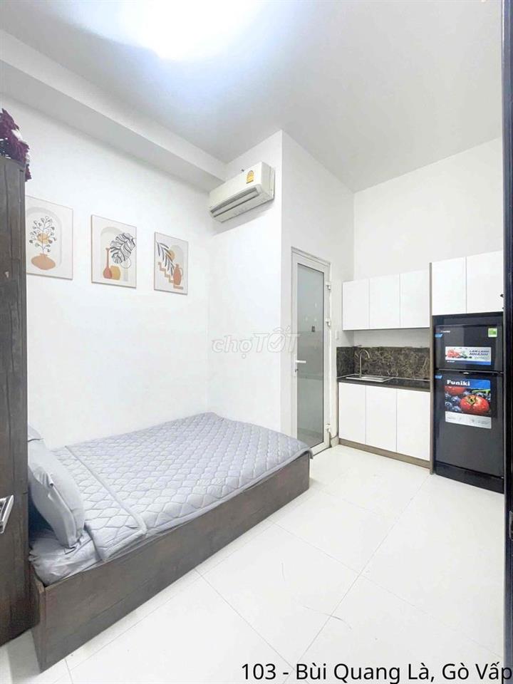 Trống Studio full nội thất giá siu mềm 3tr5 ở Bùi Quang Là, Gò vấp