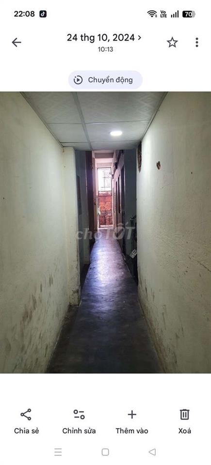 Phòng trọ 1,6tr Tân sơn Gò vấp