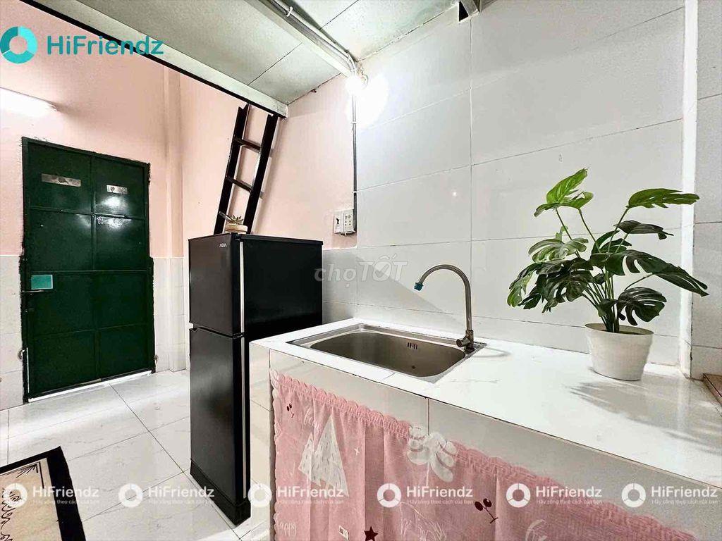 Duplex gác cao IUH VLU sẵn máy lạnh ngay Phan Văn Trị - Ở dc 4 ng 4 xe