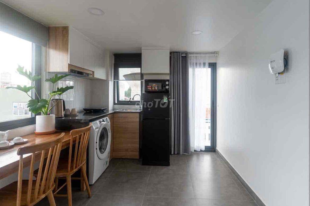 🏡CĂN HỘ DỊCH VỤ THIẾT KẾ HIỆN ĐẠI CÓ BAN CÔNG THOÁNG ĐẦY ĐỦ NỘI THẤT🌟
