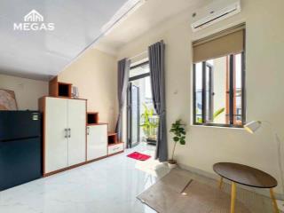 PHÒNG DUPLEX BAN CÔNG - NGAY MEGA MARKET - CẦU VƯỢT TÂN THỚI HIỆP