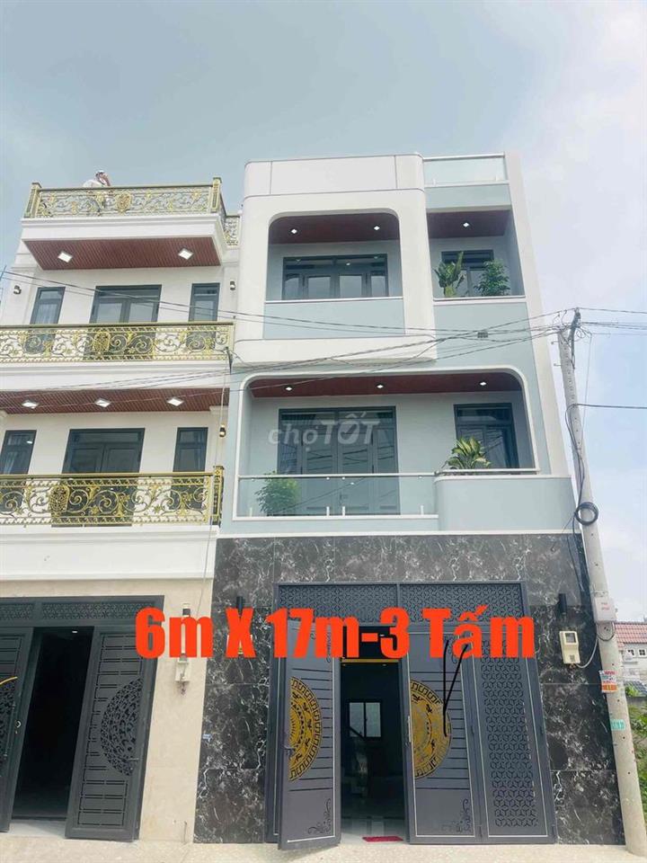 ✅NHÀ PHỐ-6m X 17m-3.5 Lầu-Gần Trường Cấp 3 Bà Điểm