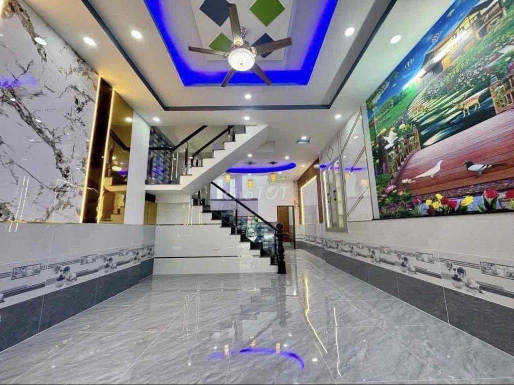🍎NHÀ 5 X 18m-3 Tấm Sân Thượng-KDC Gần Chợ Bà Điểm