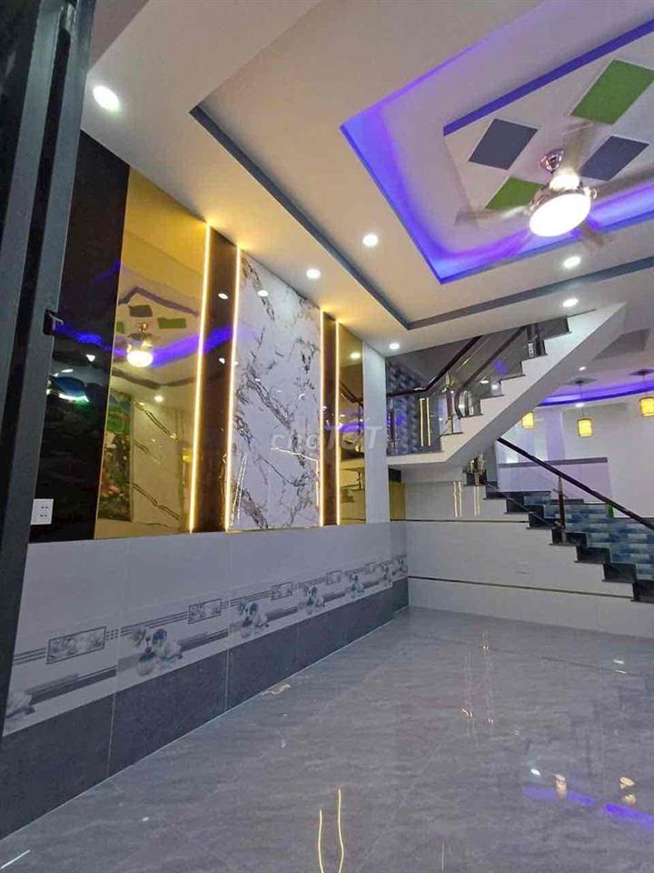 🍎NHÀ 5 X 18m-3 Tấm Sân Thượng-KDC Gần Chợ Bà Điểm