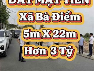 ✅GIẢM SỐC 400Tr- 5m X 22m- Mặt Tiền- XÃ BÀ ĐIỂM