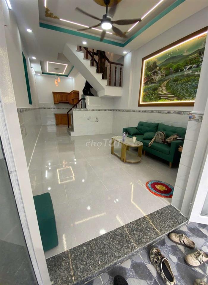 Nhà hẻm Hóc Môn SHR 4x16 550tr đường Phan Văn Hớn