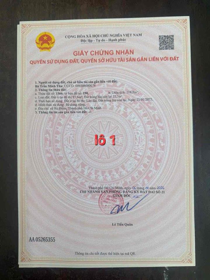 ‼️LÔ ĐẤT CHỢ ĐẠI HẢI 5x22 SỔ RIÊNG SẴN THUỘC BÀ ĐIÊM