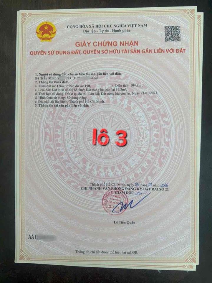 ‼️LÔ ĐẤT CHỢ ĐẠI HẢI 5x22 SỔ RIÊNG SẴN THUỘC BÀ ĐIÊM